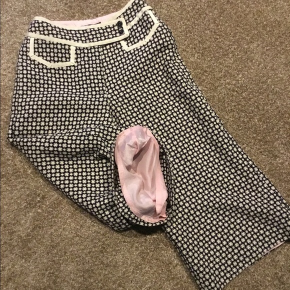 Urban Outfitters Pink black cropped cashwool pant - Picture 2 of 8